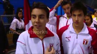 Campeonato sudamericano de natación lima 2015 Posta 4x50 libre juvenil A mixto [upl. by Yaya]