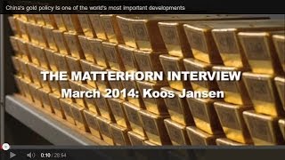 Koos Jansen  quotChinas gold policy Is one of the worlds most important developmentsquot [upl. by Melinde]