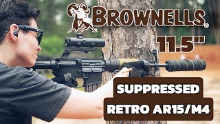 BROWNELLS RETRO AR15 733 C7 SUPPRESSED [upl. by Remlap]