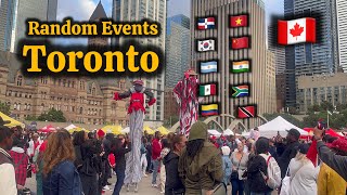 Canada Toronto 🇨🇦 Random Dance and Culture and Food Festival [upl. by Mayhs]