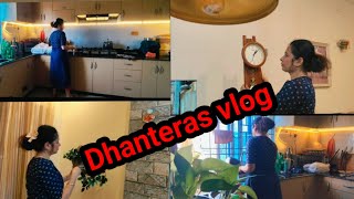 Suva Dhanters pura bg din var kaam dewali shopping Routine as a smart house wife👰 [upl. by Nodaj649]