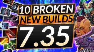 10 NEW BUILDS in Patch 735  Best Item and HERO COMBOS  Dota 2 Guide [upl. by Varin]