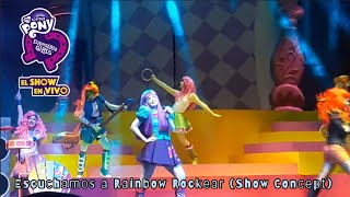 My Little Pony Equestria Girls quotEl Show En Vivoquot  Escuchamos a Rainbow Rockear Show Concept [upl. by Rokach]