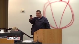 Heroes act to save others as gunman attacks school board meeting Pt 1  Crime Watch Daily [upl. by Lani]