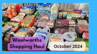 Woolworths Weekly Shopping Haul  29 October 2024 [upl. by Lux]