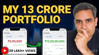 Building a Diversified Portfolio My 13 Crore Journey  Investing for Beginners 2023  Warikoo Hindi [upl. by Epilif]