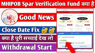 Mahipob Spar App Good News 📢 Withdrawal problem solve 🤑 जल्दी देखो पैसा कैसे निकाले 📢 [upl. by Nolyar236]