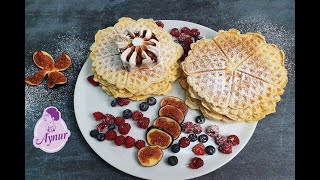 Das Beste Waffel Rezept aller Zeiten I Grundrezept für leckere Waffeln [upl. by Settle964]