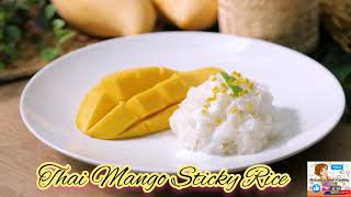 Thai Mango Sticky Rice easy recipes [upl. by Eibrik]