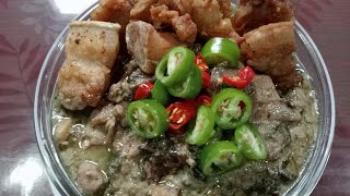 Laing Recipe w Crispy Pork [upl. by Limaa]