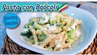 COMO HACER PASTA CON BROCOLI  Pasta con Broccoli  Pasta cremosa con brócoli [upl. by Beesley]