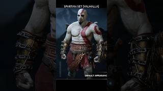 God Of War Ragnarok All Kratos Armor Sets Part 3 godofwarragnarok [upl. by Sharai469]