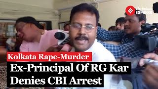 ExPrincipal of RG Kar Medical College Sandip Ghosh Appears Before CBI Denies Arrest [upl. by Adiari145]