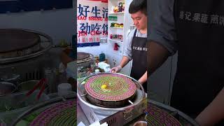 🥰 Satisfying with delicious egg pancake 🥳 streetfood satisfying satisfyingvideo [upl. by Chandless]