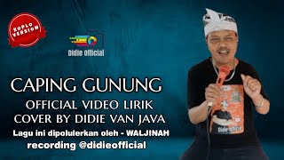 CAPING GUNUNG  WALJINAH  COVER BY DIDIE VAN JAVA  Official Video Lirik [upl. by Nileuqaj]