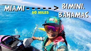 Rode my SeaDoo over Atlantic Ocean to Bimini Bahamas [upl. by Aneen]