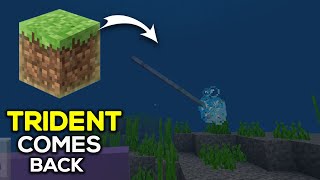 How To Make a Trident Come Back to You in Minecraft  Easy Guide [upl. by Aneerb]