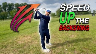 The FIRST Place to go for More Distance in Golf  Speed Up the Backswing [upl. by Schach12]