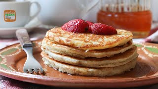 ¿SIN GLUTEN ¡Estos Hotcakes de elote son la solución deliciosa Sin harina🌽👌 receta plantbased [upl. by Mutz]