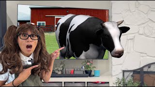 Herbivore Farm Animals for Kids  Farm Animals Come Out of the TV [upl. by Stout126]