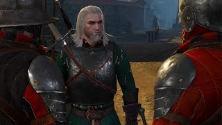 The Witcher 3 Hidden Encounter Geralt is Forced To Pay Taxes Near Oxenfurt Inn [upl. by Laertnom]