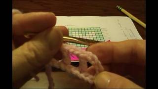 Filet Crochet Tutorial Part 1 of 6 [upl. by Therese816]