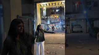 Ps  The rocket came to me 🚀🤦🏼‍♀️diwali reels youtube rocket light crackers festival [upl. by Eceirahs]