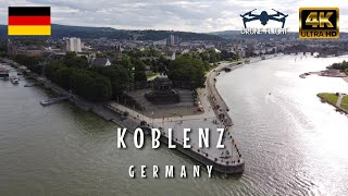 Koblenz Germany 🇩🇪  Drone Flight [upl. by Ahsiema317]