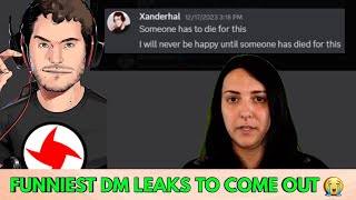 Xanderhal UNHINGED DM Leaks amp Not Paying His Editor [upl. by Allenaj]