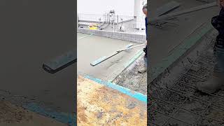 Cement mortar leveling process for bungalow roof [upl. by Mobley]