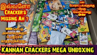 Kannan Crackers Mega Unboxing 2023  Sivakasi Crackers [upl. by Annohsal]