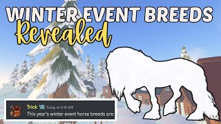 WINTER EVENT HORSE BREEDS HAVE BEEN REVEALED  Wild Horse Islands [upl. by Starlene601]