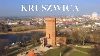 Kruszwica z Drona Mysia Wieża w Kruszwicy z drona Jezioro Gopło [upl. by Otsuaf109]