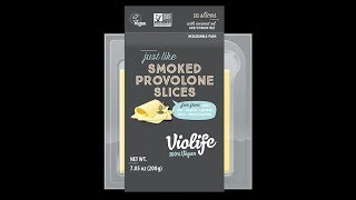 Smoked ProvoloneVegan Cheese Review Violife [upl. by Roderigo244]