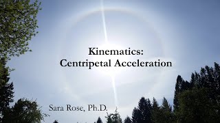 Centripetal Acceleration Kinematics [upl. by Sharai]