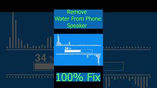 Remove Water From Phone Speaker \u00100 Fix shorts viralvideo speaker water sound [upl. by Kellia]