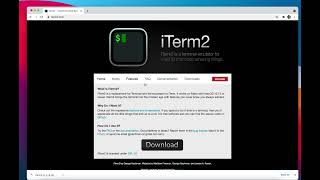 Installing iTerm2 on MacOS X  Mac Terminal Improvement [upl. by Tomasine]