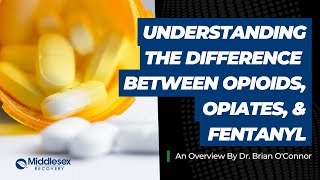 Understanding the Difference Between Opioids Opiates amp Fentanyl An Overview by Dr Brian OConnor [upl. by Ynnub60]