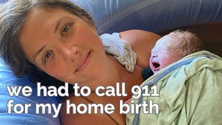 My home birth didnt go as planned  real amp raw home birth story [upl. by Shaughn]