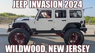 JEEP INVASION 2024 WILDWOOD NEW JERSEY [upl. by Desdamona]