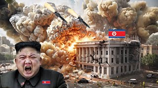 Huge Explosion in Pyongyang City 70 of North Koreas Largest City Destroyed by US Giant Missile [upl. by Jonis32]