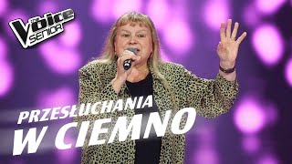 Czesława Łuszcz  „Szparka sekretarka”  Przesłuchania w ciemno  The Voice Senior 5 [upl. by Anaitak333]