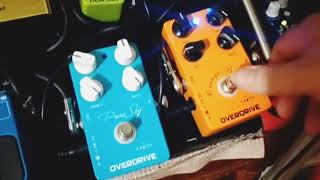 Caline Pure Sky VS Caline Orange Burst Overdrive Demo [upl. by Toms]