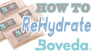 HOW TO Recharge and Rehydrate BOVEDA HUMIDITY PACKS [upl. by Aniger]