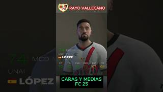 RAYO VALLECANO CARAS y MEDIAS EAFC25 fc25 eafc25 carasrayoeafc25 carasrayovallecanoeafc25 fifa [upl. by Zacharie]