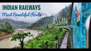 TRAIN TO AGARTALA  Beautiful Humsafar Express Complete Journey Through Scenic North East India [upl. by Norrab]