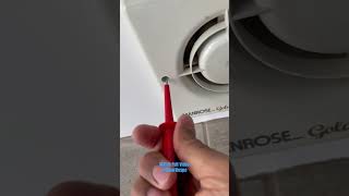 Manrose Bathroom Extractor Fan Free Repair [upl. by Enirol768]