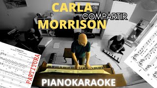 Carla Morrison  Compartir Partitura  PianoKaraoke [upl. by Airetak]