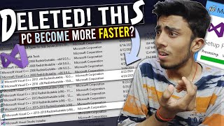 What is Microsoft Visual C I deleted it and this happened with me Computer Become More Faster [upl. by Eurd]
