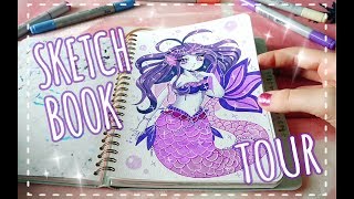 SKETCHBOOK TOUR  My Mossery Sketchbook [upl. by Toiboid224]